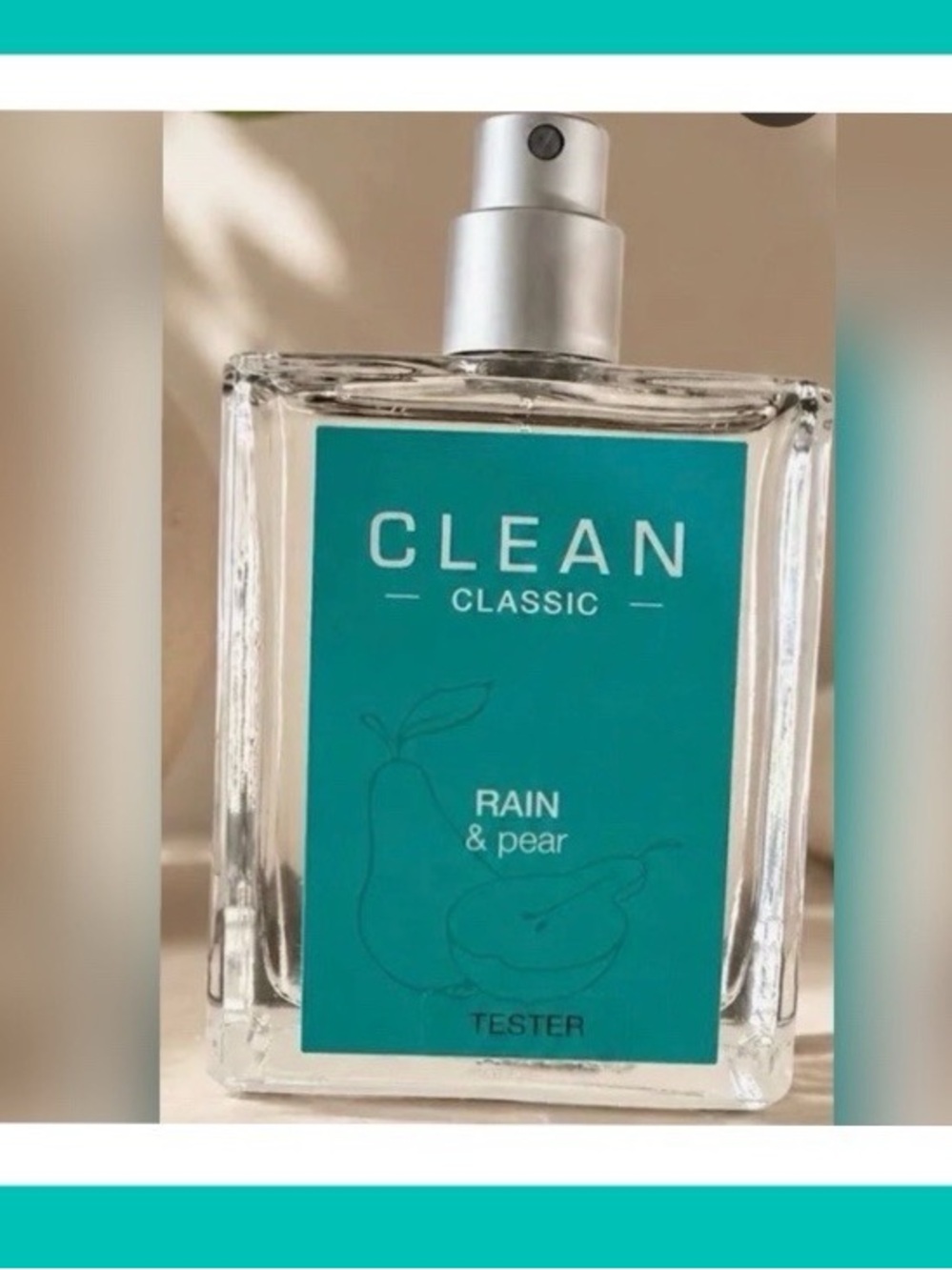 *NIB 2oz Tester* Clean Classic Rain & Pear Women's Body Fragrance